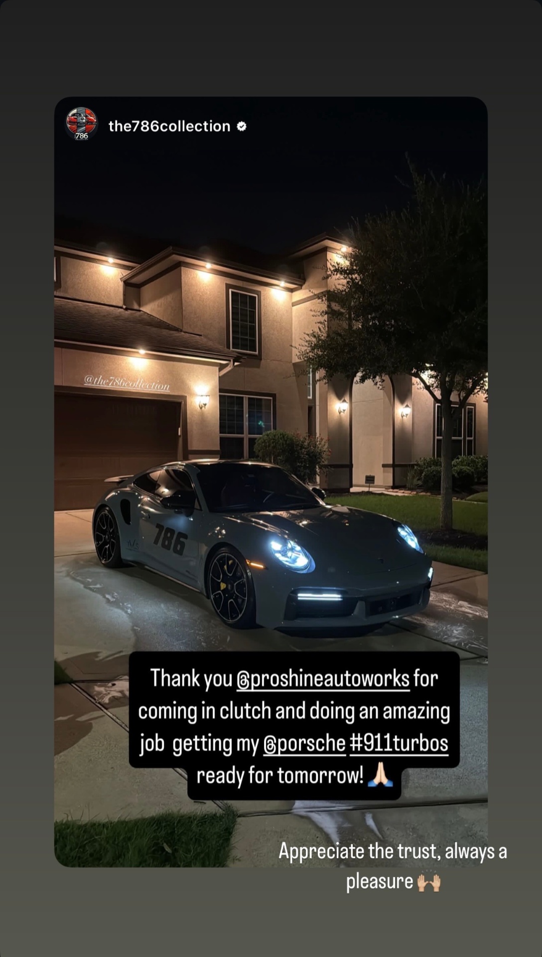 Instagram story from @the786collection